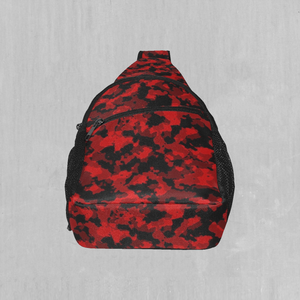 Cardinal Red Camo Sling Bag