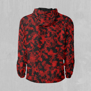 Cardinal Red Camo Windbreaker