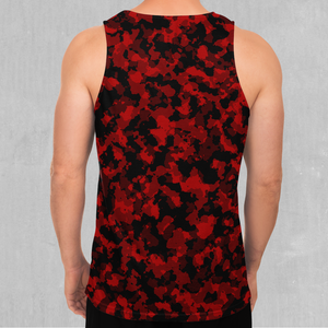 Cardinal Red Camo Men's Tank Top
