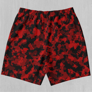 Cardinal Red Camo Shorts