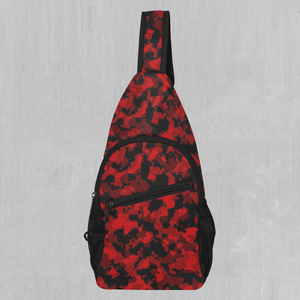 Cardinal Red Camo Sling Bag