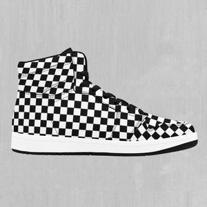 Checkerboard High Top Sneakers