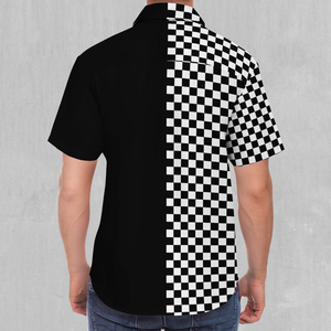 Checkerboard Button Down Shirt