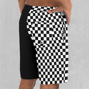 Checkerboard Board Shorts