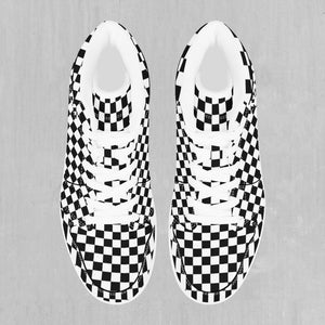 Checkerboard High Top Sneakers