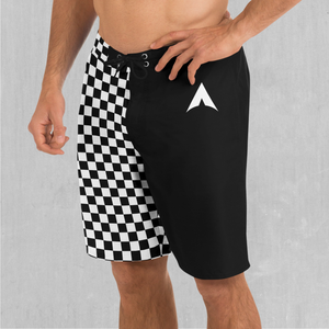 Checkerboard Board Shorts
