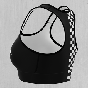 Checkerboard Sports Bra