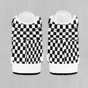 Checkerboard High Top Sneakers