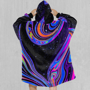 Chromatic Cosmos Blanket Hoodie