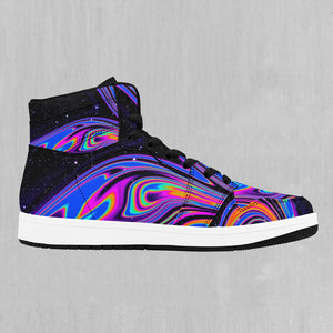 Chromatic Cosmos High Top Sneakers