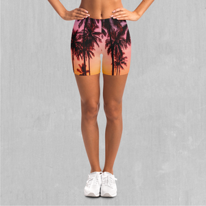 Coastal Dreams Yoga Shorts