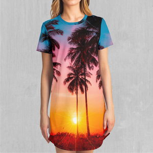 Coastal Dreams T-Shirt Dress