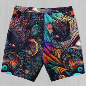 Cosmic Eye Board Shorts