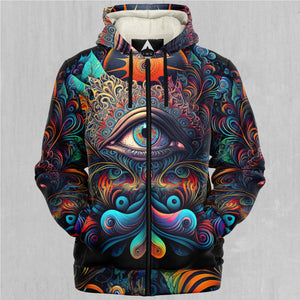 Cosmic Eye Sherpa Hoodie