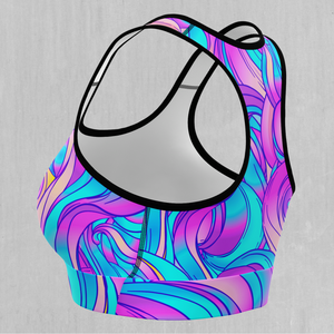 Cotton Candy Sports Bra