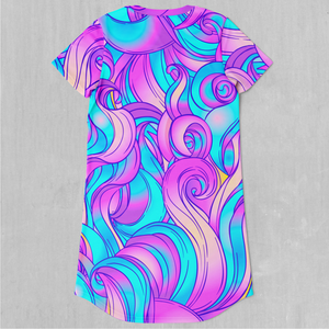 Cotton Candy T-Shirt Dress