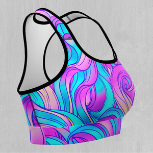 Cotton Candy Sports Bra