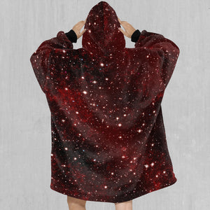 Crimson Space Blanket Hoodie