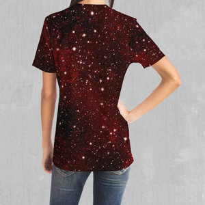 Crimson Space Tee - Azimuth Clothing