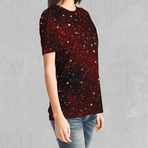 Crimson Space Tee - Azimuth Clothing