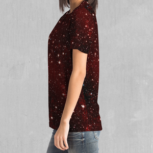 Crimson Space Tee - Azimuth Clothing