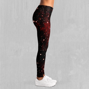 Crimson Space Leggings - Azimuth Clothing