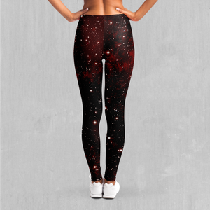 Crimson Space Leggings - Azimuth Clothing