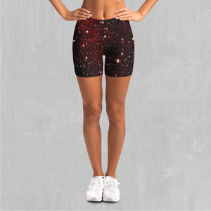 Crimson Space Yoga Shorts