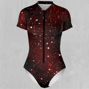 Crimson Space Short Sleeve Bodysuit