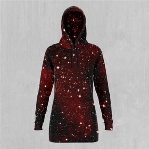 Crimson Space Hoodie Dress