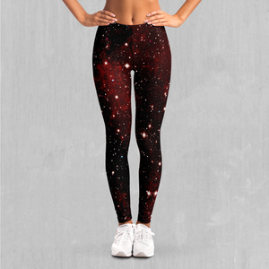 Crimson Space Leggings - Azimuth Clothing