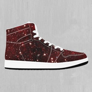 Crimson Space High Top Sneakers