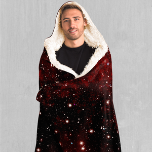 Crimson Space Hooded Blanket - Azimuth Clothing