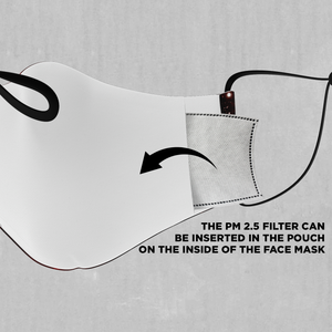 Crimson Space Face Mask - Azimuth Clothing