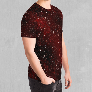 Crimson Space Tee - Azimuth Clothing