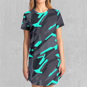 Cyber-Tech T-Shirt Dress