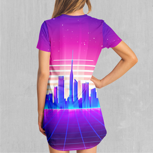 Cyber City T-Shirt Dress