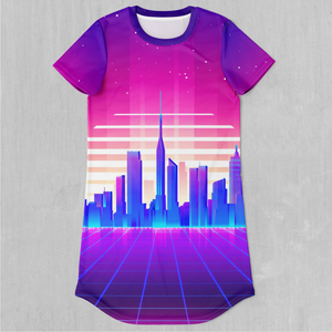 Cyber City T-Shirt Dress
