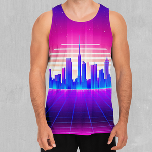 Cyber City Men's Tank Top - Azimuth Clothing