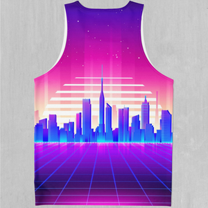 Cyber City Men's Tank Top - Azimuth Clothing
