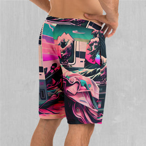 Digital Tsunami Board Shorts