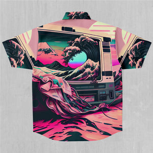 Digital Tsunami Button Down Shirt