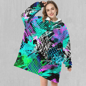 Electric Avenue Blanket Hoodie