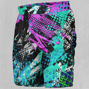 Electric Avenue Men's 2 in 1 Shorts