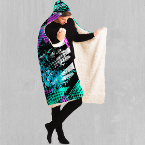 Electric Avenue Hooded Blanket