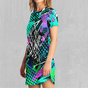 Electric Avenue T-Shirt Dress