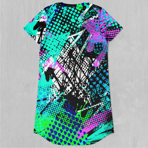 Electric Avenue T-Shirt Dress