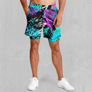 Electric Avenue Men's 2 in 1 Shorts
