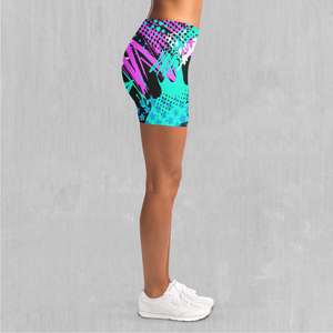 Electric Avenue Yoga Shorts