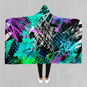 Electric Avenue Hooded Blanket